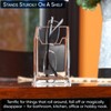 Home-X Acrylic Pen Holder – Multipurpose Clear Acrylic Makeup Brush