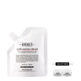 Kiehl's [2] 키엘 수분크림 리필 파우치 150ml 세트 (+14ml추가증정) Kiehl's Moisturizing Cream Refill Pouch 150ml Set (+14ml Bonus Gift)
