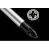 2PCS Pozidriv PZ2 Screwdrivers for Pozi Screw, S2 Steel, 100mm