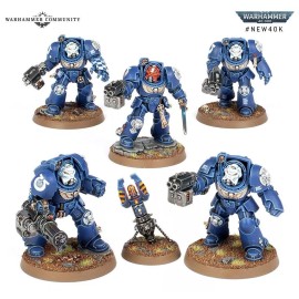 Games Workshop Warhammer 40K Leviathan Space Marine Terminators x5 New on Sprue Astartes GW