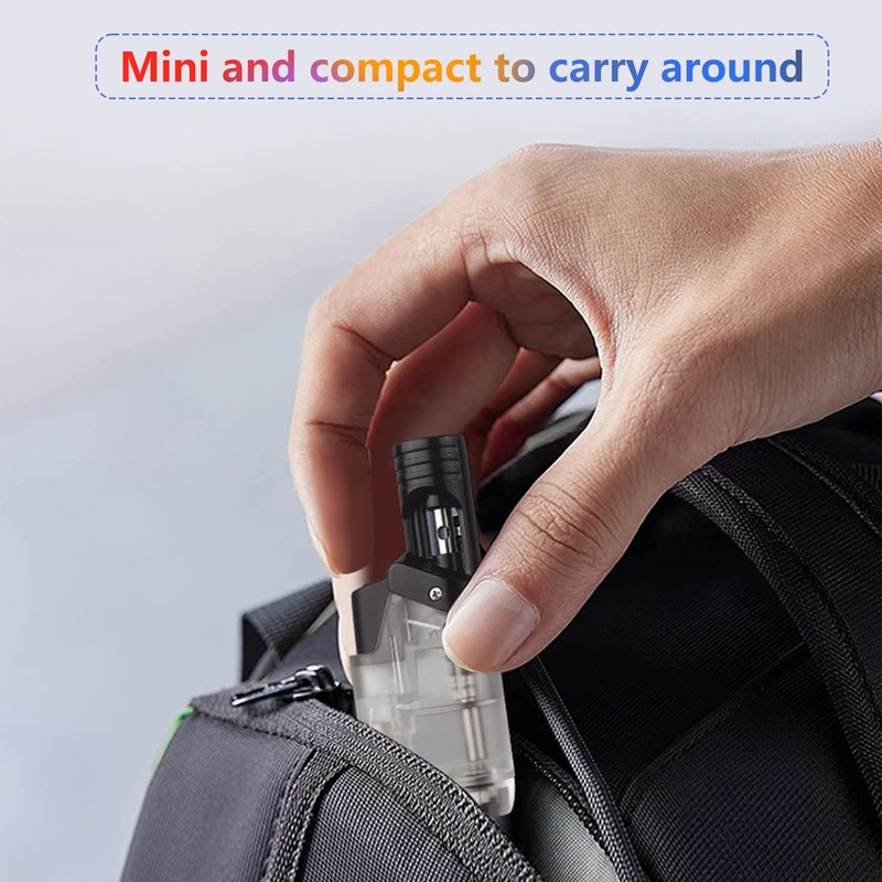 Torch Lighter, 2 Pack Mini Butane Refillable Jet Flame Torch