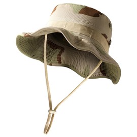 WTACTFUL Bucket Hats for Men - Fishing Hat, Sun Protection Camouflage Lightweight & Perfect for Hunting Hiking Outdoor Activities! DCU Camo