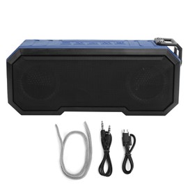 Wireless Bluetooth Speaker IPX7 Waterproof Flash Light Speaker Bass Stereo LoudspeakerLight Blue
