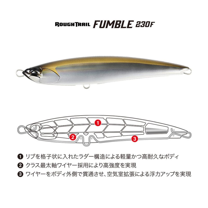 DUO Duo Raft Trail Fumble 230F CYA0860 Scale Sardine