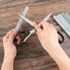 Supkiir 20Pcs Rectangular Sharpening Stone Set, 80#-3000# Green Silicon Carbide