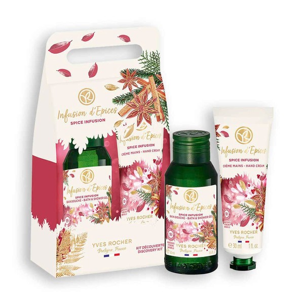 Yves Rocher Spice Infusion Duo Set: Spice Scented Hand Cream & Shower Gel – Immerse yourself in exotic delights!
