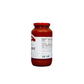 Mezzetta Family Recipes Roasted Garlic Marinara Sauce - Sweet Plum Tomatoes, Fresh Onions - Delicious Red Pasta - Ideal for Homemade Recipes - Slow-Simmered Flavor - 25 Oz Jar - Pack of 2