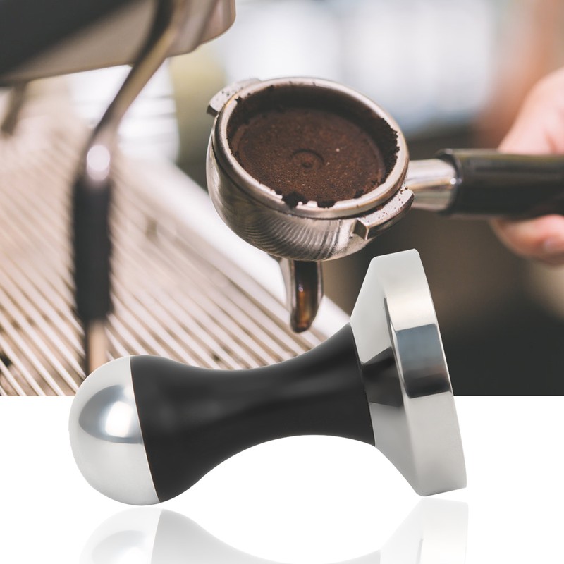58mm Bottom Stainless Steel Coffee Tamper with Frosted Handle Coffee