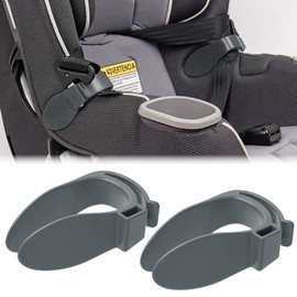 Doytn Car Seat Strap Organizer Clip – Keep Harness Straps Neat & Easily Accessible – Prevents Twisting & Tangling – Universal Fit for Infant, Toddler, and Booster Seats – Quick Installation (Grey)