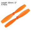uxcell RC Propellers 55mm CW CCW 2-Vane Main Rotors for