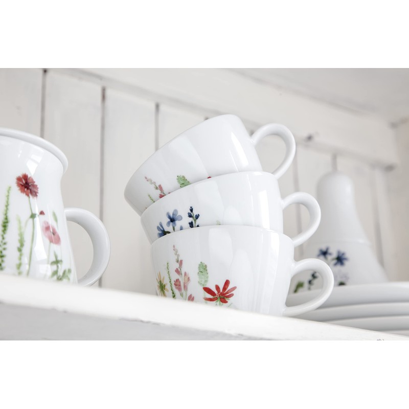 KAHLA 395105A50002C Five Senses Wildblume Cappuccino-Obertasse 0,25 l | Cappuccinotasse
