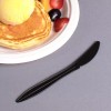 Karat PP Plastic Medium Weight Knives Bulk Box - Black