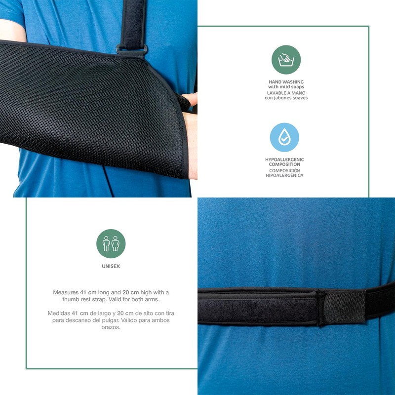 Ortones - Adjustable Arm Sling for Arm and Shoulder with