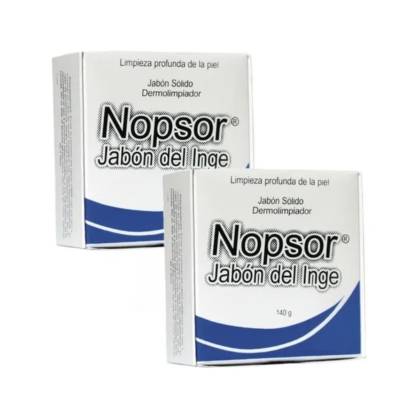 Nopsor Jabones Sólidos (2) Auxiliar Tx Psoriasis