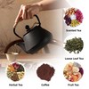 MILVBUSISS Cast Iron Teapot, 35oz Tea Kettle Stovetop Safe with