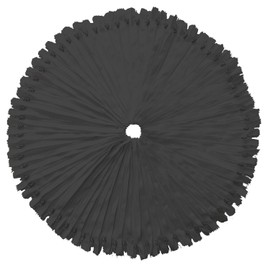 DOITM Zip Nylon Zips, 20 cm Long, 2.5 cm Wide for Clothing, Bag, Pencil Case, Cushion Cover, Pack of 100, Black