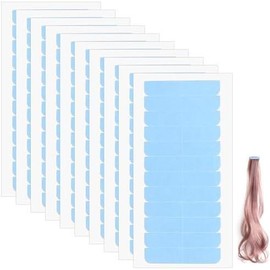 120 count Adhesive Replacement Tape for Hair,Hair Extension Tape,Extensions Invisible  Double Sided Hair Tape,Tape in Human Hair Extensions Wig Tape Beauty Tools() - Color: blue