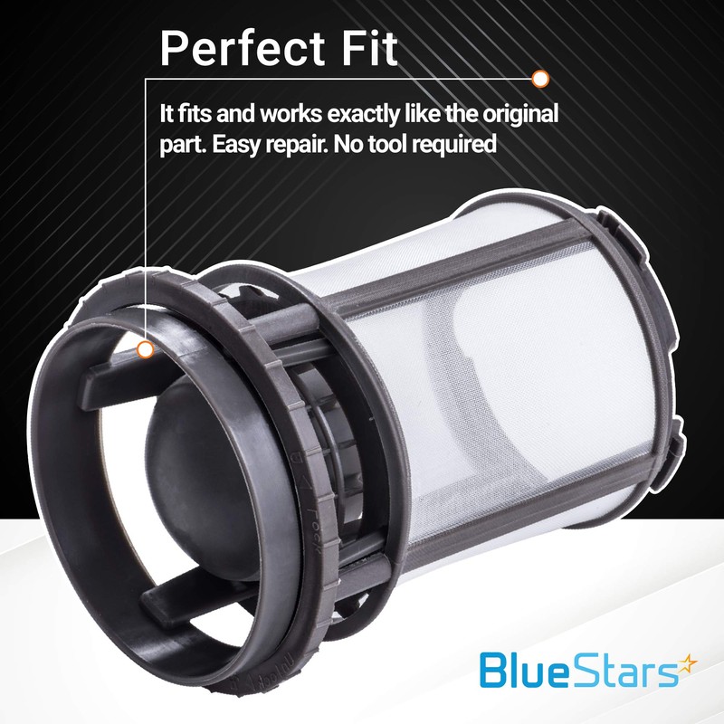 Ultra Durable W10872845 Dishwasher Pump Filter Cup Assembly Replacement Part