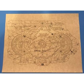 1985 Goonies One Eyed Willie Treasure Map Prop/Replica Mikey Fratelli's