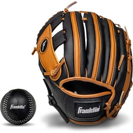Franklin Sports RTP Youth Teedom Glove + Ball Set - 9.5" Niños + Niña Te-Smitt