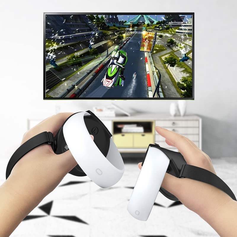 AMZDM Controller Grip for Oculus Quest 2 Accessories Grips Cover