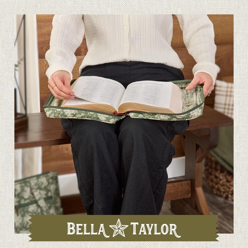 Bella Taylor Quilted Bible Cover for Women - Large Study