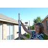Fence Post Extender. Choose Color: Silver, Black, Green. Choose Size: