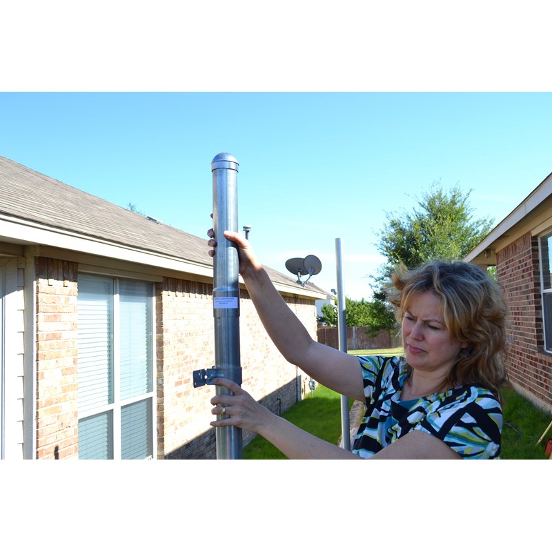 Fence Post Extender. Choose Color: Silver, Black, Green. Choose Size: