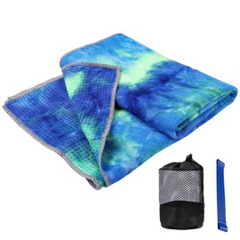 Getfitsoo Yoga Mate Perfect Yoga Towel Mat | 72" x 24" Perfect Size for Mat - Super Soft, Sweat Absorbent, Non-Slip Hot Yoga Towels for Hot Yoga & Pilates