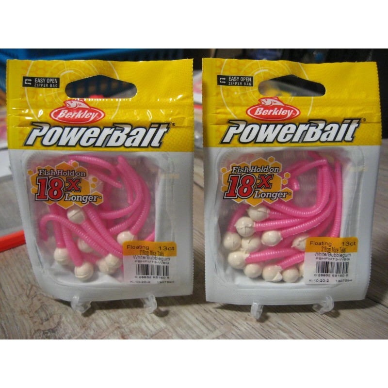 Berkley Powerbait 2 Packs Berkley 3" Floating Mice Tails Soft