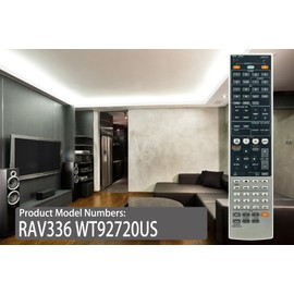 Allimity RAV336 WT92720US Remote Replacement for Yamaha AV Receiver RX-V667 RX-A700 HTR-6063 RX-V771 RX-A700BL RAV337 RAV338 RX-A1000 RX-V667BL HTR-6060 HTR-6080 RX-V611 RX-V661 RX-V861 HTR-3064