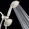 AquaDance Luxury Square 48-setting High-Pressure Dual Head/Handheld Shower Spa Combo.