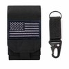 Double Phone MOLLE Pouch Nylon Belt Waist Bag for EDC