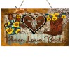 Twisted R Design Peace Love Boots Western Decor Printed Handmade