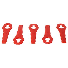 vhbw 20 x Replacement Blades Compatible with Güde RT 18-0, RT 18-201-05 Grass Trimmer - Replacement Blade Red, Plastic