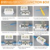 LUCTHY 2Pack Cat6 RJ45 Junction Box with Screwdriver, Punch Down