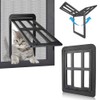 Cat Flap for Fly Screen, Afenau Dog Flaps with Magnets,