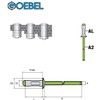GOEBEL® - 1000 x multi-range blind rivets aluminium/stainless steel A2