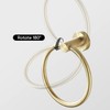 FAIRGIA Toilet Paper Holder Towel Ring Brushed Gold Bathroom Hardware