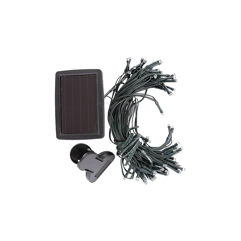 Kingavon Solar Parasol Lights, Green, 72-Piece