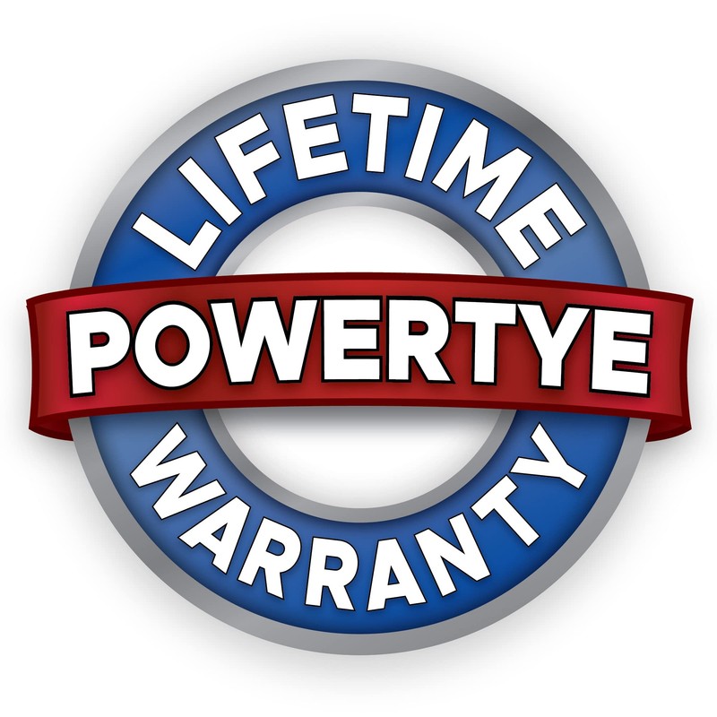 PowerTye 1 inch x 10 Foot Retractable Ratchet Tie-Downs w/Latch