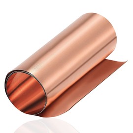 Pure Copper Sheet Roll, Sheet Copper Foil Copper Plate Metal Foil Plate, Metal Foil Used Copper Tape for Jewellery and Welding, DIY 1000 mm x 0.1 mm (200 mm)