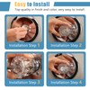 Faucet Handle Replacement for Delta Faucet RP2391 Clear Shower Knob