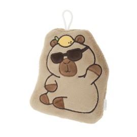 CAPASTEC Hand Towel, For Kitchens and Bathrooms, Water Absorbent, Loop, Coral Fleece, Cute, Gift, Delighted, Celebration, Hospitality, Quick Drying, Machine Washable, Women's, Space Saving, Stylish