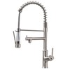 Commercial Kitchen Faucet AIMADI,Kitchen Faucets with Pull Down Sprayer Brushed