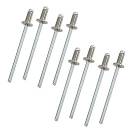 Cahuczlhoz 10 Pack Silver Stainless Steel Rosette Rivets VIN Door Tags Replacement Part Replacement for Chrysler GM Ford AMC Cars Rivets