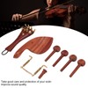 Violin Repair Parts Accessories High End Jujube Wood Tailpiece Chin