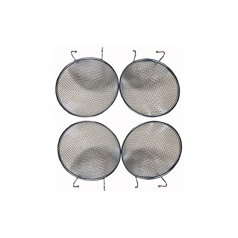 Mcage Lot of 4 Galvanized Steel Bird Canary Finch Wire