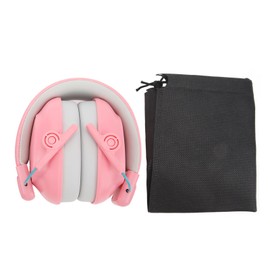 25DB Noise Reduction Earmuffs Noise Cancelling Headset Hearing Protection Ear Muffs for Shooting Mowing Pink