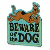 Scooby-Doo Beware of the Dog Metal Sign - Fun Scooby-Doo